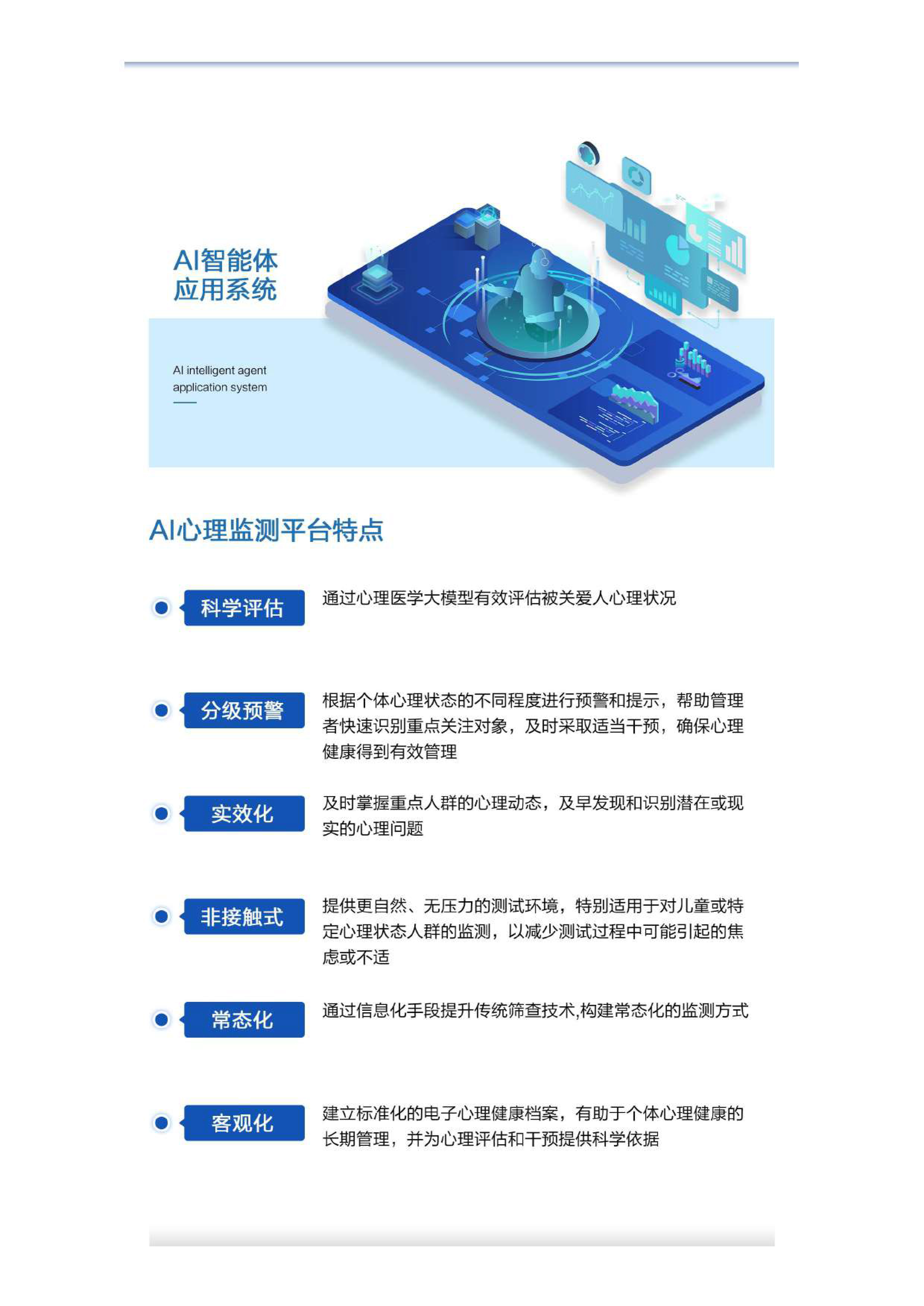 图思者AI智能心理监护系统——6大主要功能 AI智能贴心守护